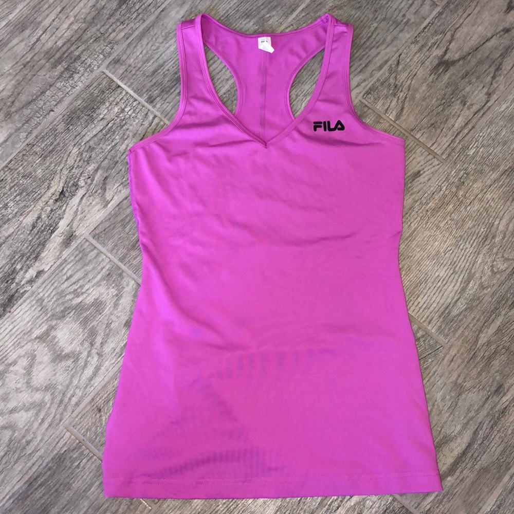 FILA purple athletic tank top NWOT